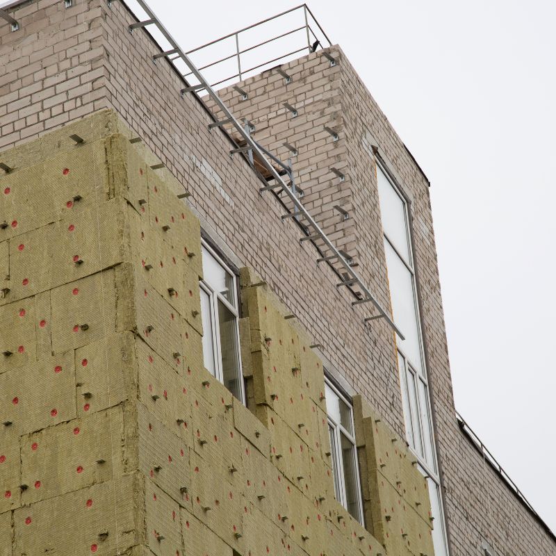 Isolation thermique par l’extérieur (ITE) d’un bâtiment résidentiel